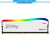 Ram PC Kingston Fury Beast RGB White DDR4 3600MHz 8GB (1*8GB)