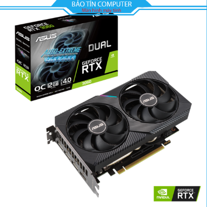 VGA ASUS Dual GeForce RTX 3060 V2 OC 12GB GDDR6