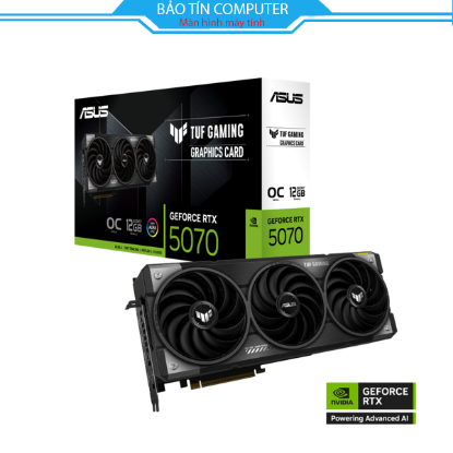 VGA ASUS TUF Gaming RTX 5070 12GB GDDR7 OC Edition