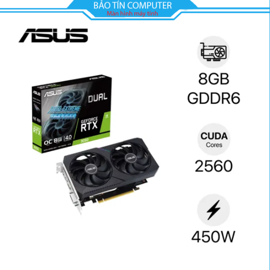 VGA Asus Dual RTX 3050 OC 8GB V2