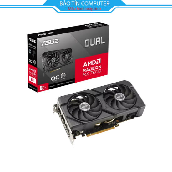 VGA Asus Dual RX 7600 8GB EVO OC