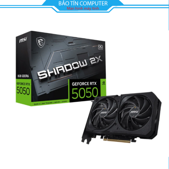 Card màn hình Msi RTX 5050 8G SHADOW 2X OC 8GB GDDR6