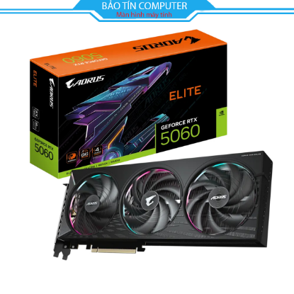 Vga Gigabyte AORUS RTX 5060 ELITE 8GB (N5060AORUS E-8GD)