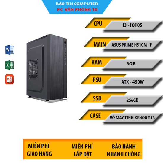 máy tính văn phòng 10