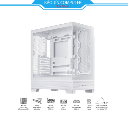 Vỏ case máy tính ASUS A31 TG WHITE 