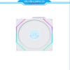 Quạt tản nhiệt máy tính Lian Li Wireless Reverse White Cooler TL 120-3 - 12RTL1W3W