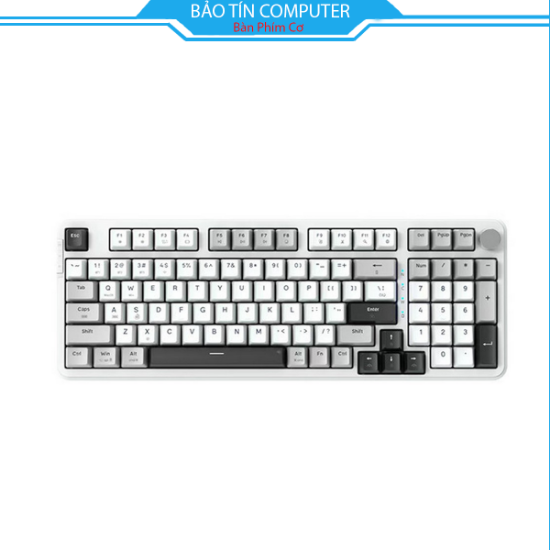 Bàn phím cơ E-DRA EK398W White Blueberry Linear switch