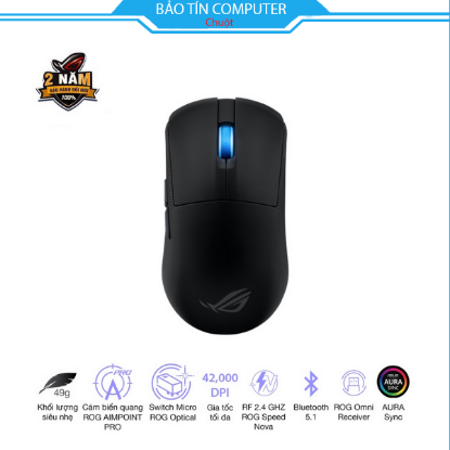 Chuột Asus ROG Harpe Ace Mini Wireless White